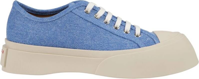 Marni Denim Blauwe Pablo Sneakers Blue Heren