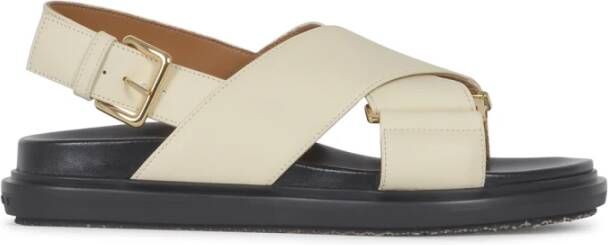 Marni Fussbett Sandalen White Dames