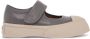 Marni Grijze Leren Sneakers met Klittenbandsluiting Gray Dames - Thumbnail 1