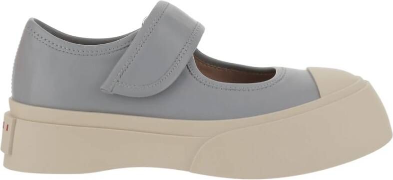 Marni Grijze Mary Jane Sneakers Gray Dames