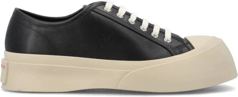 Marni Heren leren sneakers Snzu002002P2722 Zwart Heren