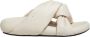 Marni Ivory twisted leather bubble sandal Beige Dames - Thumbnail 6