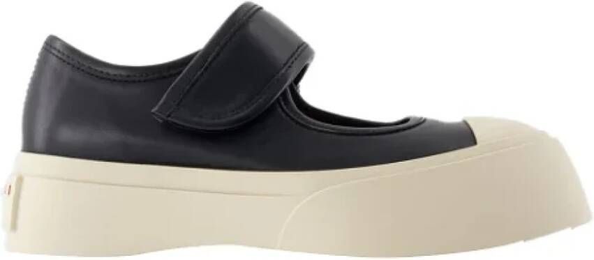 Marni Leather flats Black Dames