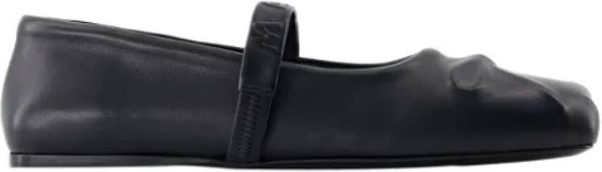 Marni Leather flats Black Dames