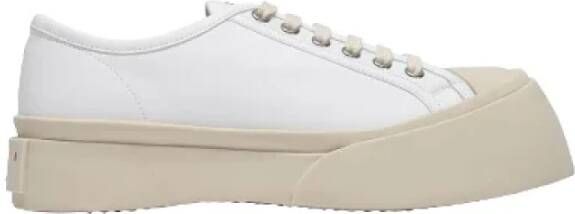 Marni Leather sneakers White Dames