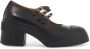 Marni Leren Mary Jane Pablo Schoenen Black Dames - Thumbnail 1