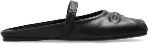 Marni Leren slides Black Dames