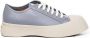 Marni Leren Sneakers met Brede Rubberen Zool Gray Heren - Thumbnail 1