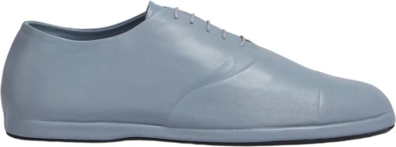 Marni Nappa leren naadloze plimsoll Blue Heren