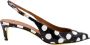 Marni Polkadot Patentleren Slingback Zwart Dames - Thumbnail 1