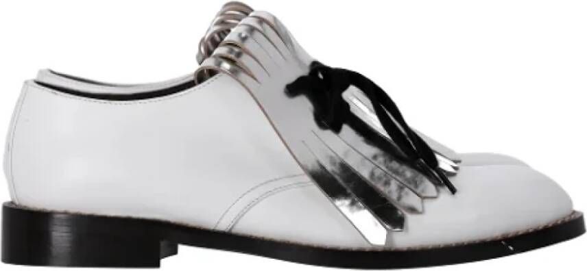 Marni Pre-owned Leather flats White Dames