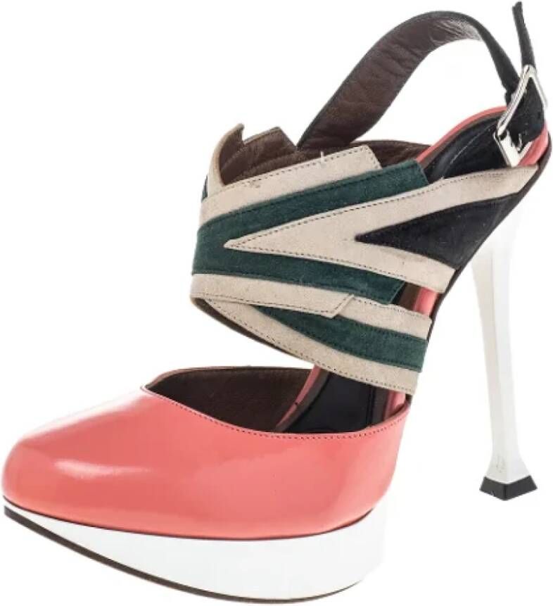 Marni Pre-owned Leather sandals Multicolor Dames