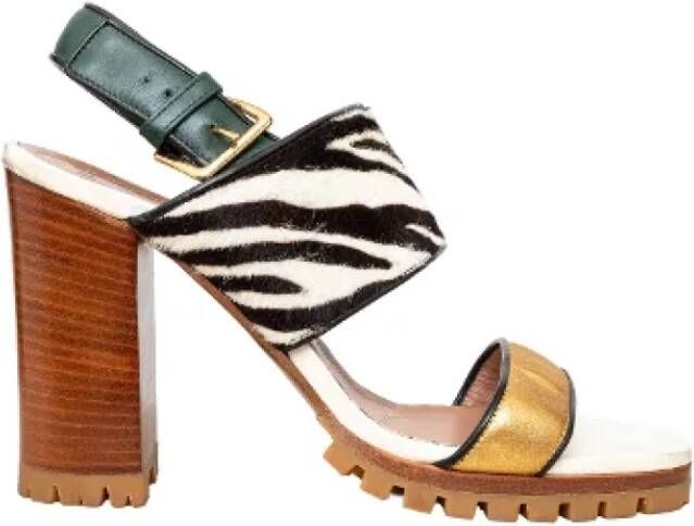 Marni Pre-owned Leather sandals Multicolor Dames