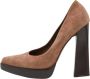 Marni Pre-owned Suede heels Brown Dames - Thumbnail 1