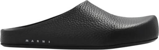 Marni Slippers met textuur Zwart - Foto 1