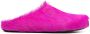 Marni Roze platte schoenen met Fur Fussbett Sabot Pink Heren - Thumbnail 1