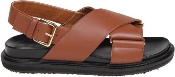 Marni Stijlvolle Sandalen voor de Zomer Brown Dames