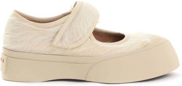 Marni Stijlvolle Sneakers voor Dagelijks Gebruik Beige Dames