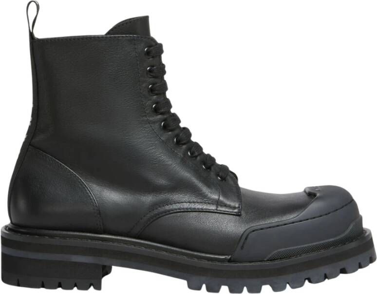 Marni Zwarte Combat Boots Black Heren