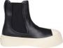 Marni Zwarte Leren Enkellaarzen Platform Black Dames - Thumbnail 1