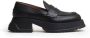 Marni Zwarte leren loafer met plateauzool Black Dames - Thumbnail 1