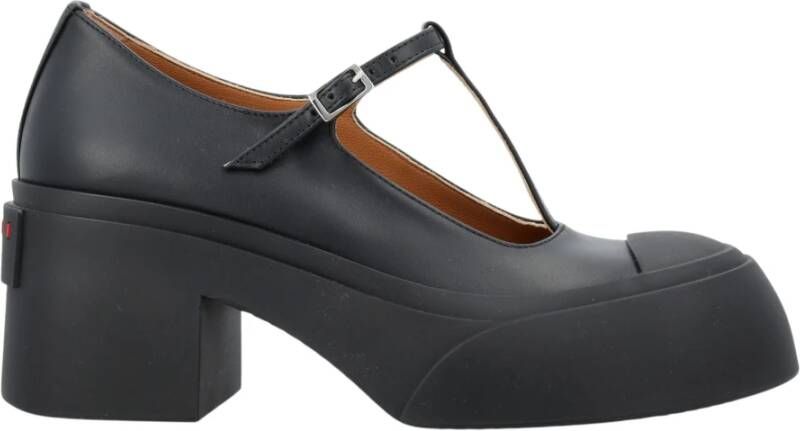 Marni Zwarte Platform Mary Jane Schoenen Black Dames