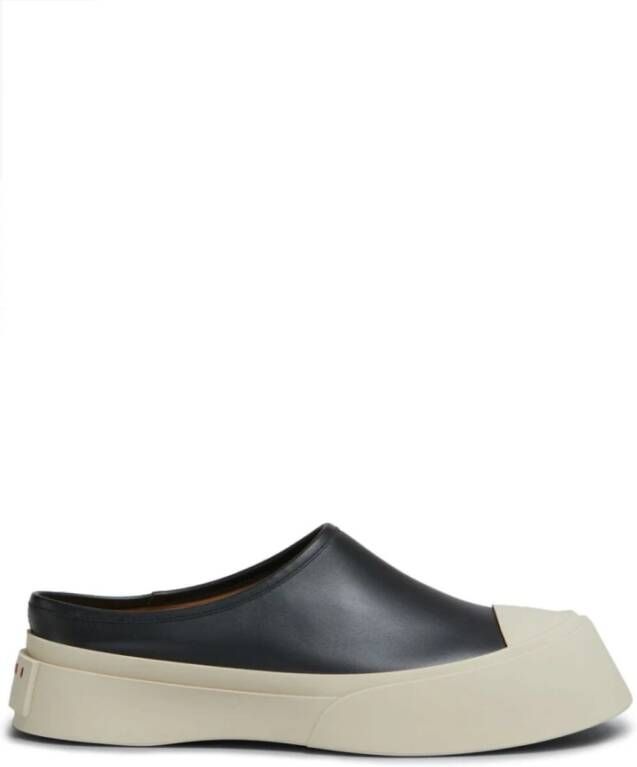 Marni Zwarte Slip-On Sneakers Black Heren