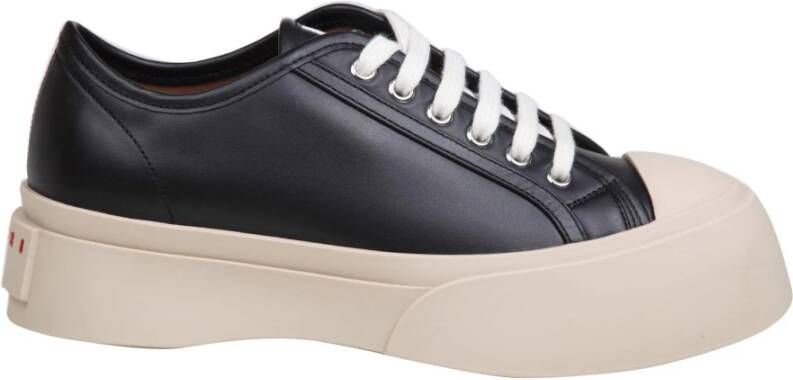 Marni Zwarte Sneakers met Uniek Logo Ontwerp Black Dames