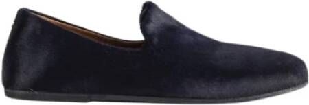 Marsell Blauwe Leren Loafer Black Dames