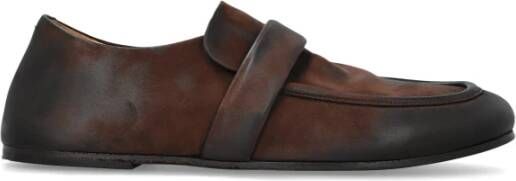 Marsell Leren schoenen type loafers Brown Dames