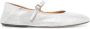 Marsell Metallic Leren Ballerina Flats Gray Dames - Thumbnail 1