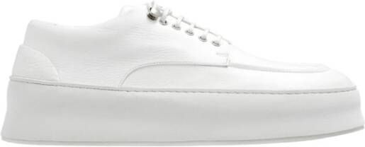 Marsell Leren Derby Schoen White Dames