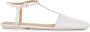 Marsell Witte leren enkelband ballerina schoenen White Dames - Thumbnail 1