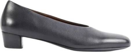 Marsell Zwarte leren Decollete pumps Black Dames