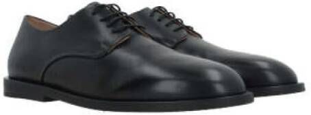 Marsell Zwarte Leren Derby Schoenen Black Dames