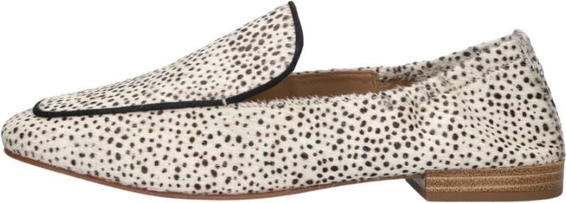 Maruti Beige Ponyhair Loafers Ella Multicolor Dames