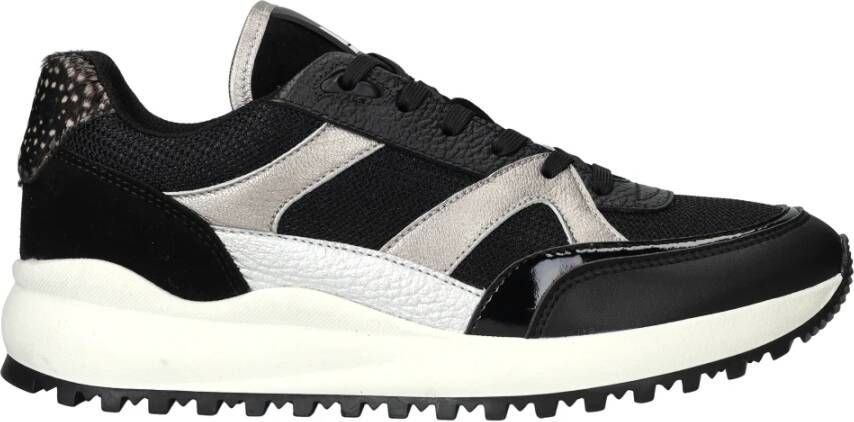 Maruti Boyd Sneaker met Metallic Accents Black Dames