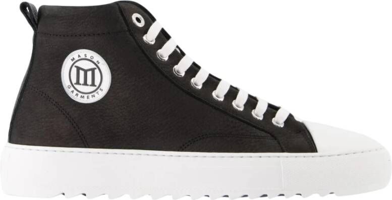 Mason Garments Astro Hi Zwarte Sneakers Fw22 Black Dames