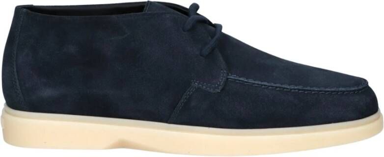 Mason Garments Blauwe Amalfi Chukka Loafers Blue Heren