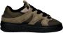 Mason Garments Venice Movimento sneaker van leer met suède details - Thumbnail 1