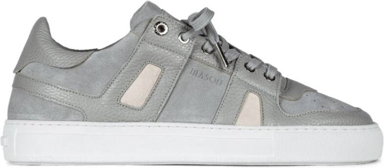 Mason Garments Grijze Tennis-geïnspireerde Sneakers Gray Dames