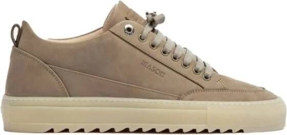 Mason Garments Stijlvolle Taupe Sneakers Multicolor Heren