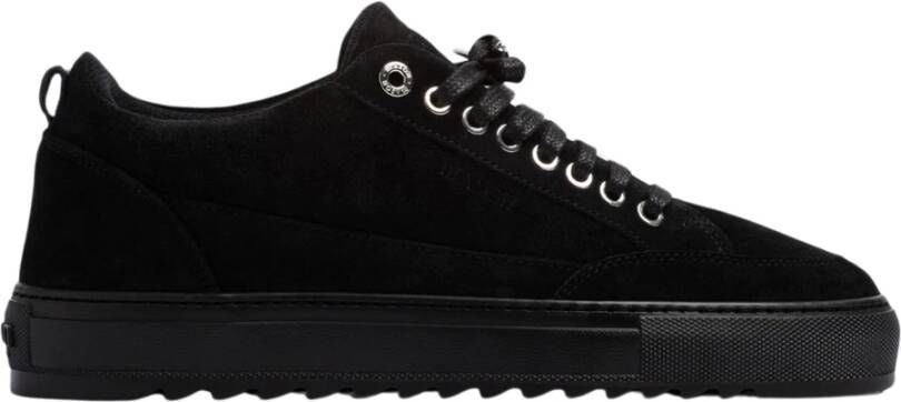 Mason Garments Zwarte Uniform Sneakers Tijdloze Stijl Black Heren