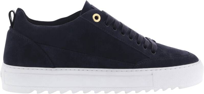 Mason Garments Tia Nubuck Zwart Sneakers Blauw Heren