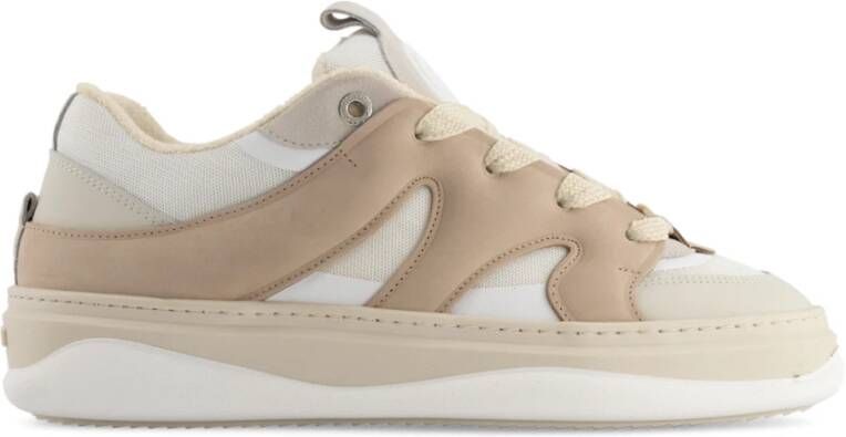 Mason Garments Venice Movimento Sneakers Roomleer Beige Heren