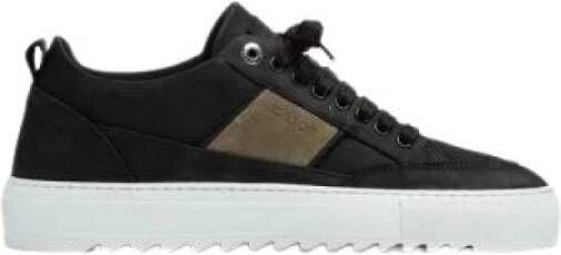 Mason Garments Zwarte Sportieve Sneaker met Luxe Details Black Heren