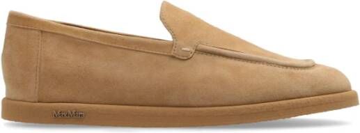 Max Mara Leren schoenen Beige Dames