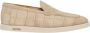 Max Mara Loafers met Krokodillentextuur Beige Dames - Thumbnail 1