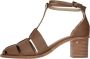 Max Mara Sandalen Bruin Brown Dames - Thumbnail 1