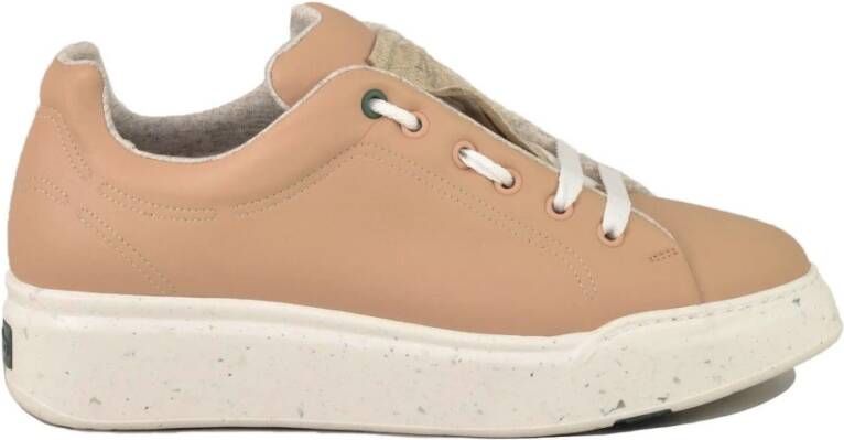 Max Mara Sneakers van alternatieve vezels met rubberen zool Beige Dames